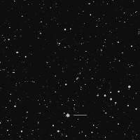 A Napunkhoz msodik legkzelebbi csillag, a Barnard-csillag pozcija 1950-ben,...
