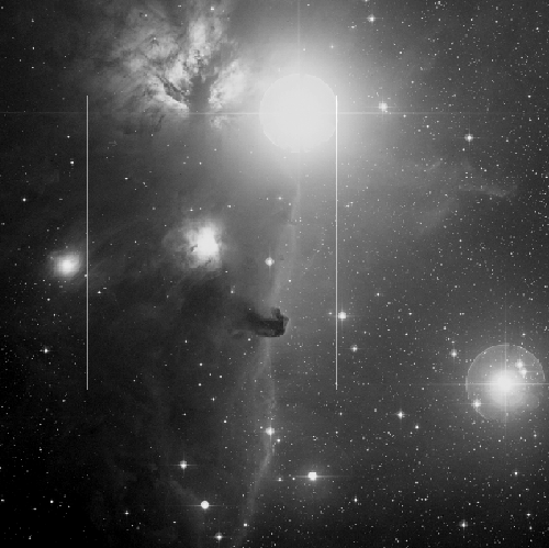 Egy pomps fotografikus felvtel az Orion vidkről a UK Schmidt tvcsővel.