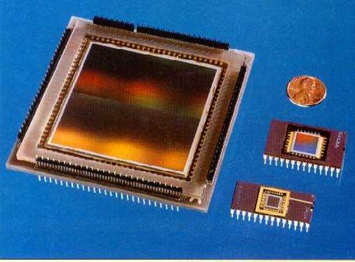 CCD chip kszlet a korai időkből.