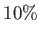 $ 10\%$