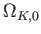 $\displaystyle \Omega _{K,0}$