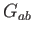 $ %
G_{ab}$