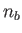 $ n_{b}$