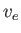 $ v_{e}$