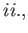 $ ii.,$