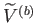 $ \widetilde{V}^{\left( b\right) }$
