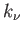 $ k_{\nu}$