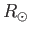 $
          R_{\odot}$