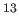 $ ^{13}$