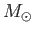 $ M_\odot$