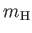 $ m_{\rm H}$