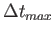 $ \Delta t_{max}$