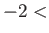 $ -2 <$
